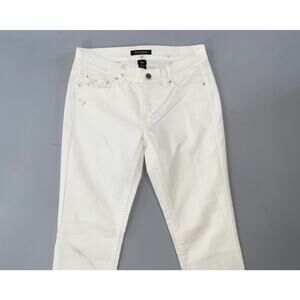 White House Black Market Noir Embellish Slim Lightweight Stretch Jean. Women's 4